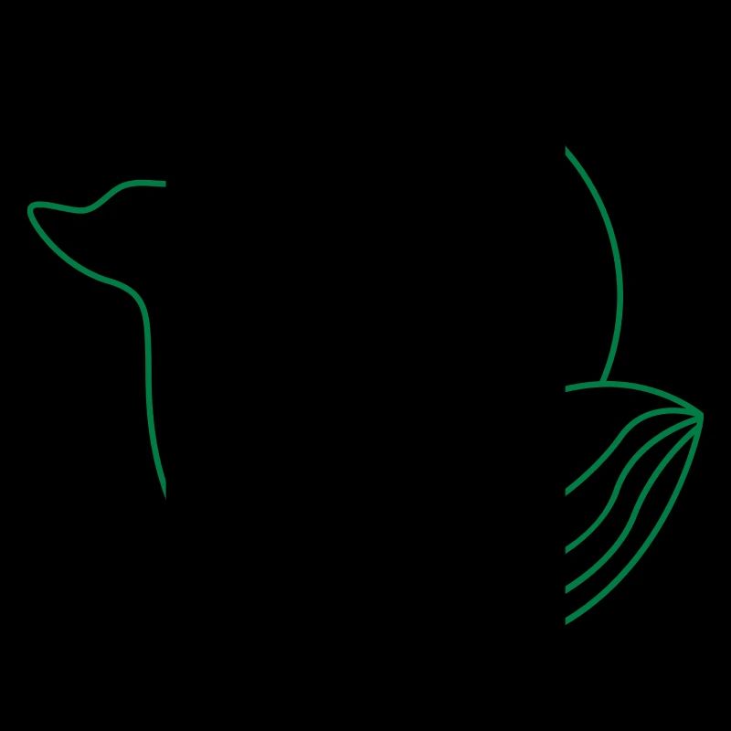 Cute whale circle