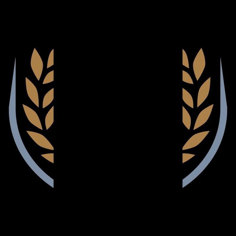 Laurel wreath stars open book