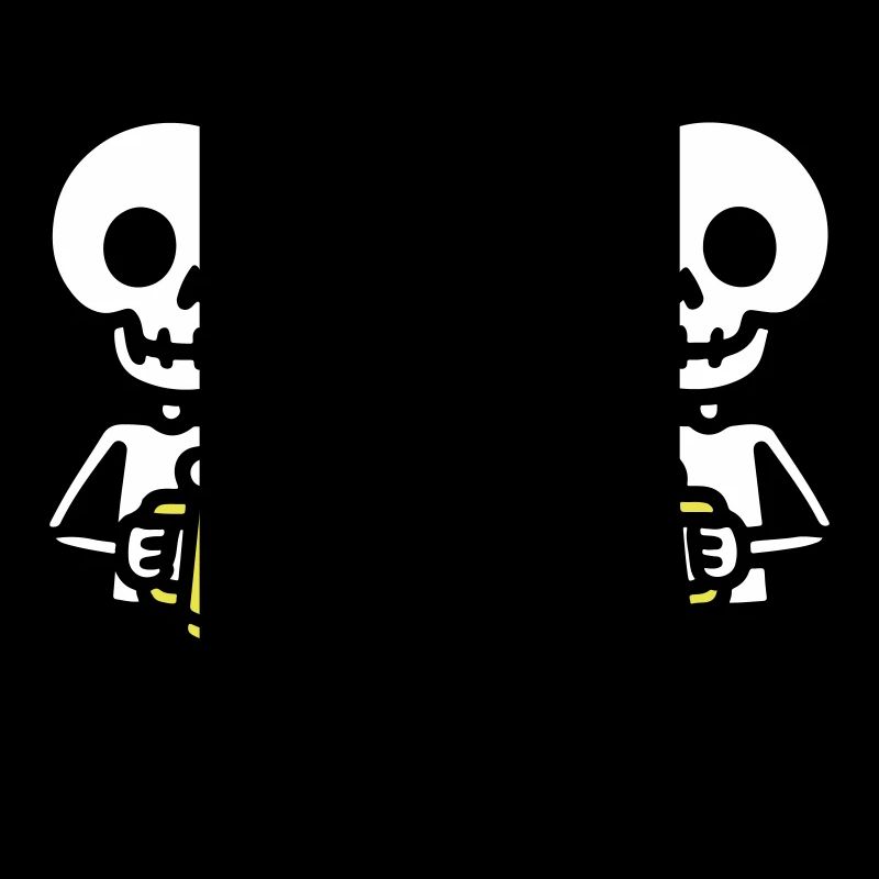 Équipe de buveurs de bière Skeleton