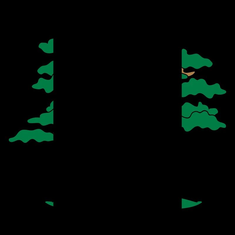 forest comic leaves branches tree garden gaertner blu