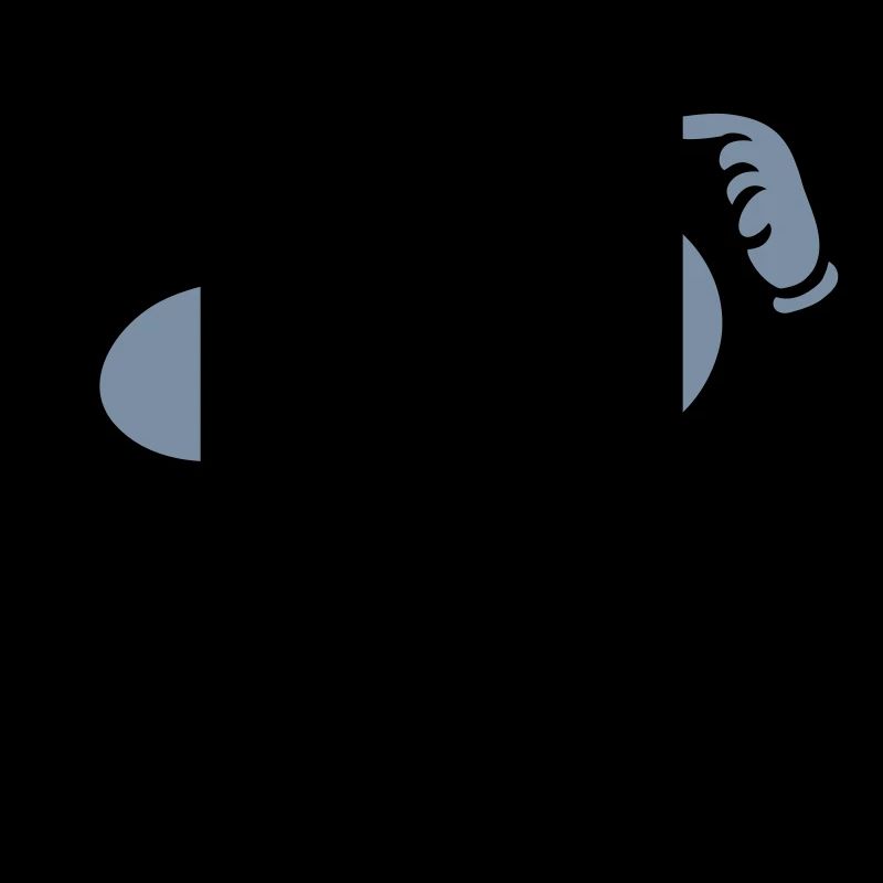 Hand Geste skeptisches Gesicht