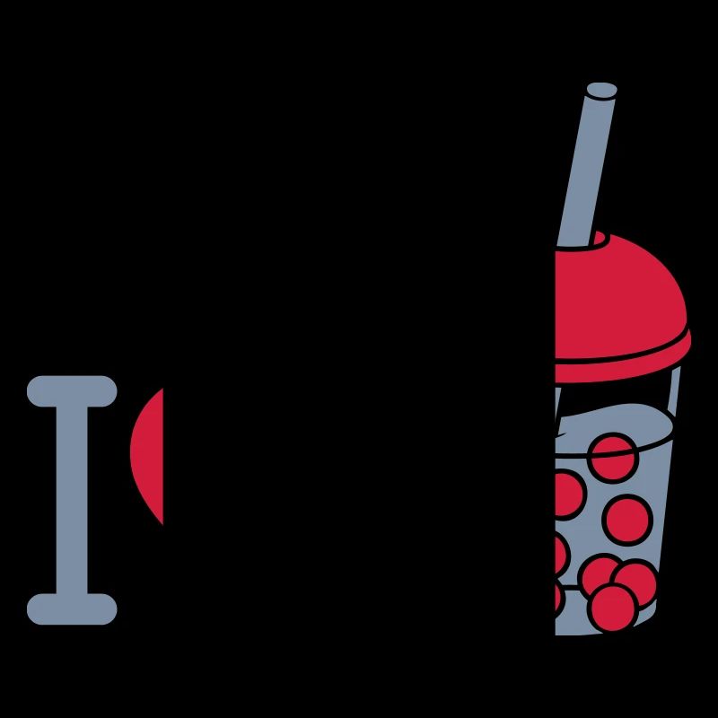 Herz liebe Bubble Tea
