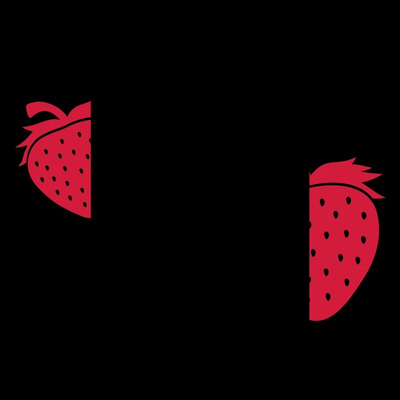 Erdbeeren Muster Design