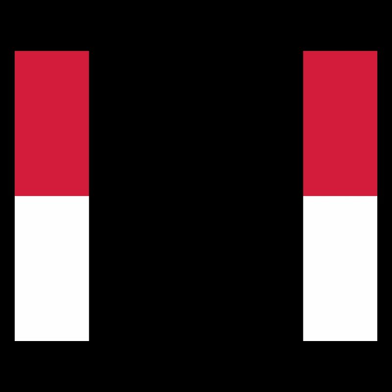 Flagge von Monaco / Drapeau Monaco