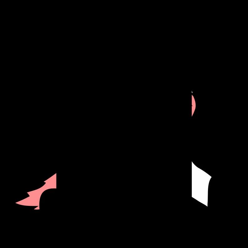 Sitzendes niedliches Einhorn