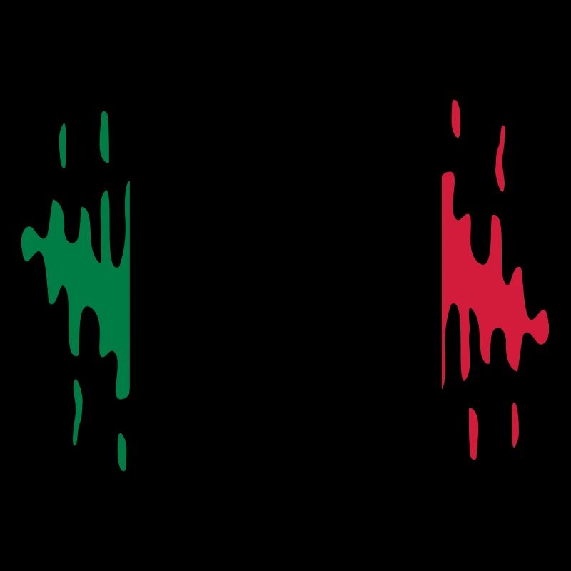 Vagues du drapeau de l’Italie