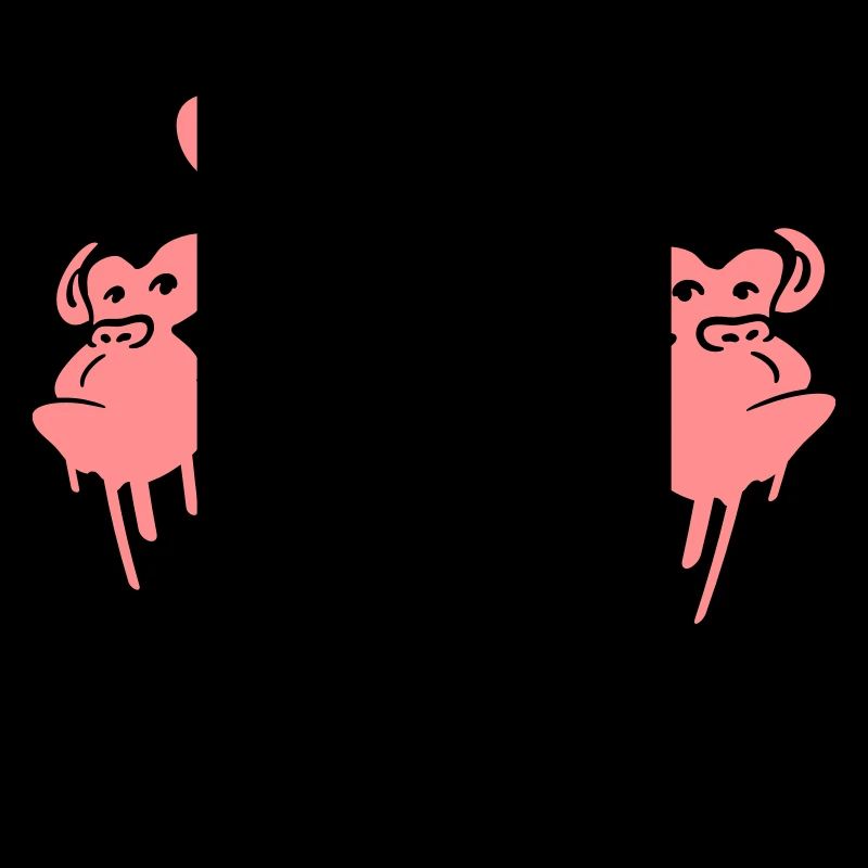 Graffiti Drop Monkey Heads Spray Faces Team