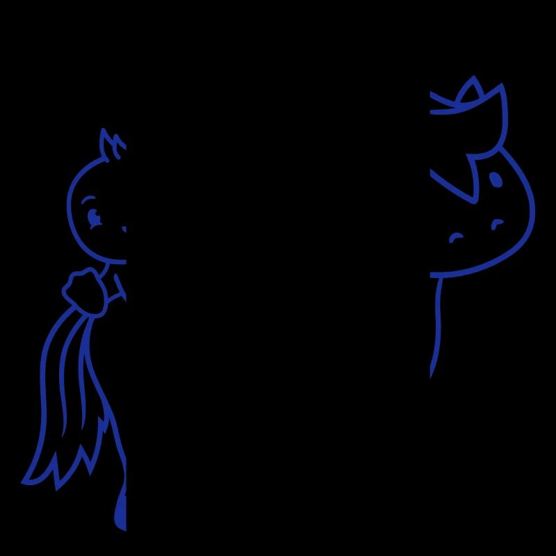 2 Hase Vogel Pferd reiten Reiter Pferdchen winken