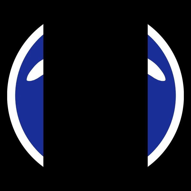 Water turtle circle round silhouette icon