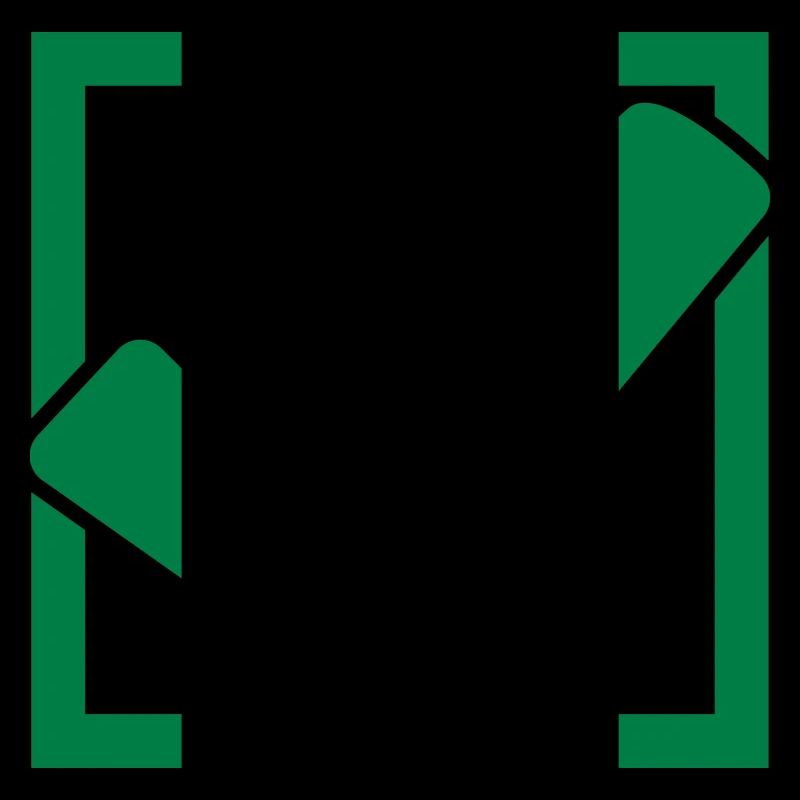 Crochet rectangulaire logo