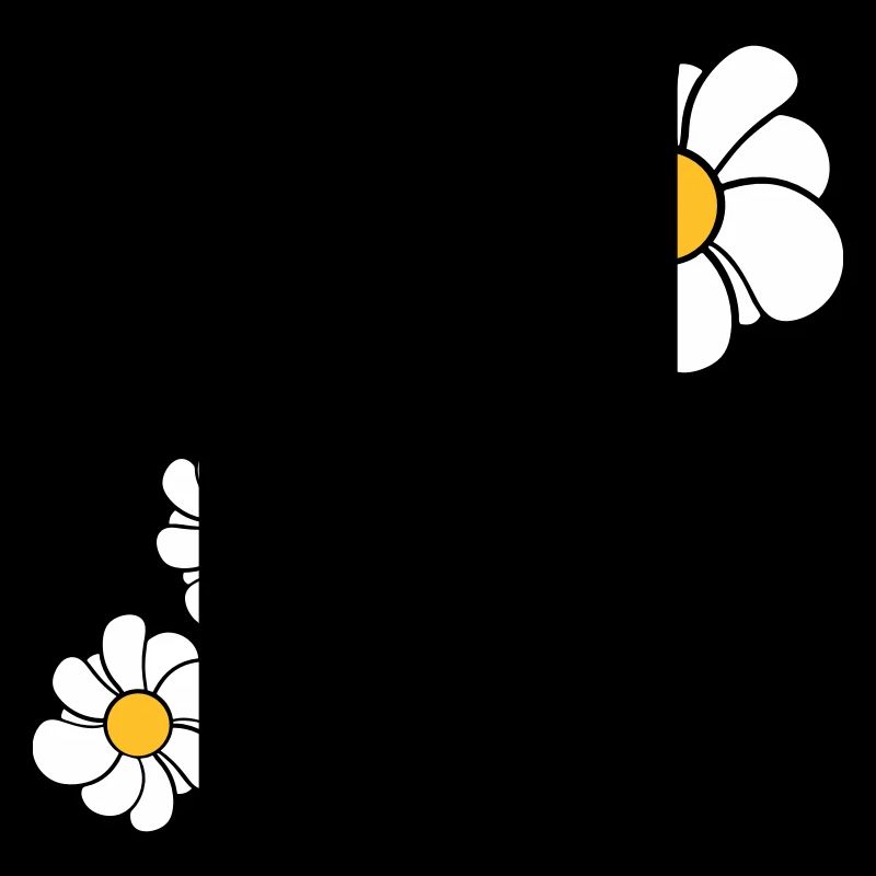 pattern design blue flower daisy buttercup daisy b