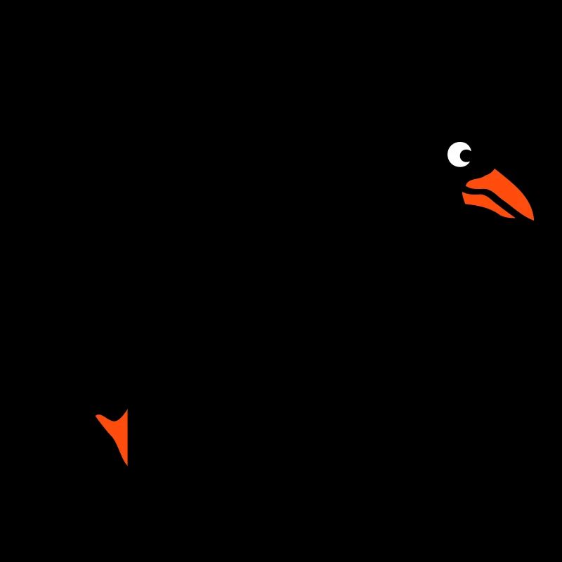 Corbeau oiseau marche corbeau course rapide course drôle