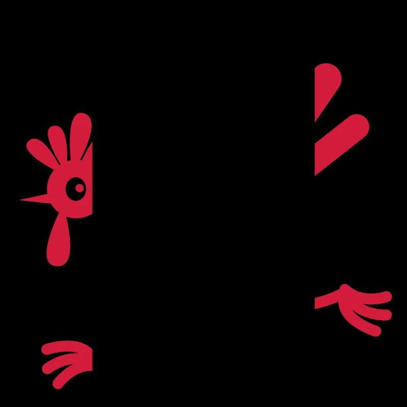 a simple turkey bird on the run