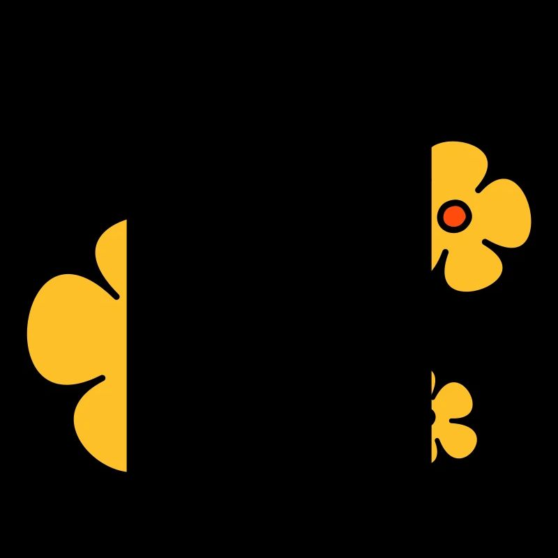 Fleurs tricolores