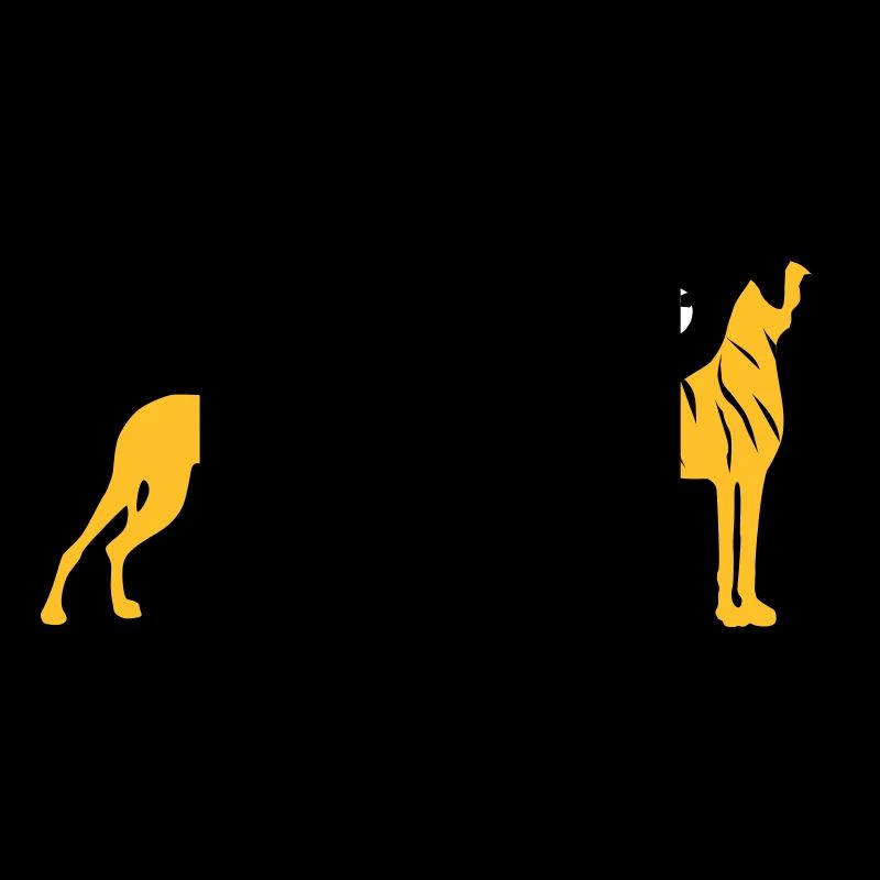 Four basic colors Great Dane