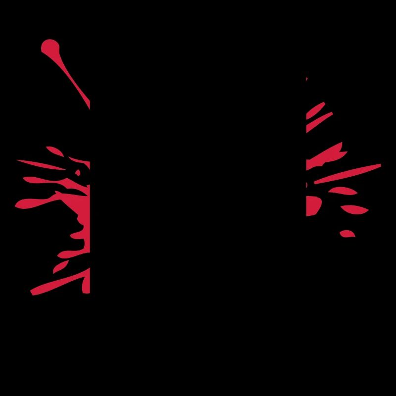 Farbklecks Herz Unendlich