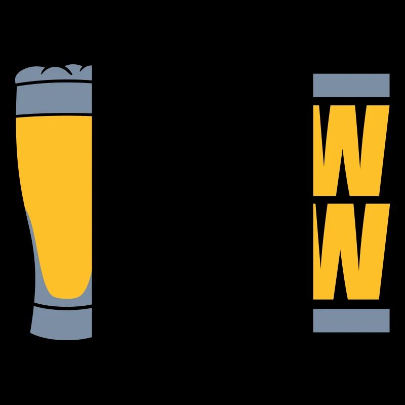 Brew Crew Beer Glass Saying