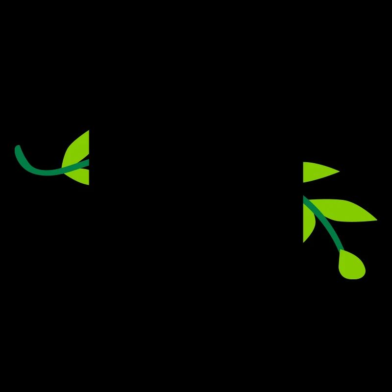 Branche de feuille de laurier végétal