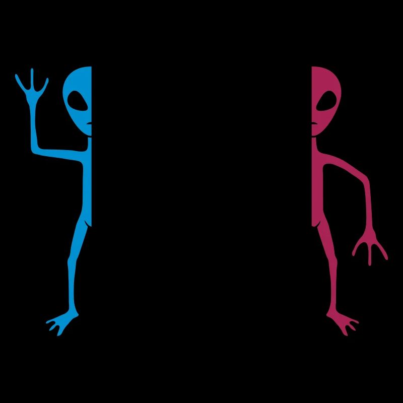 Équipage coloré Équipe Aliens