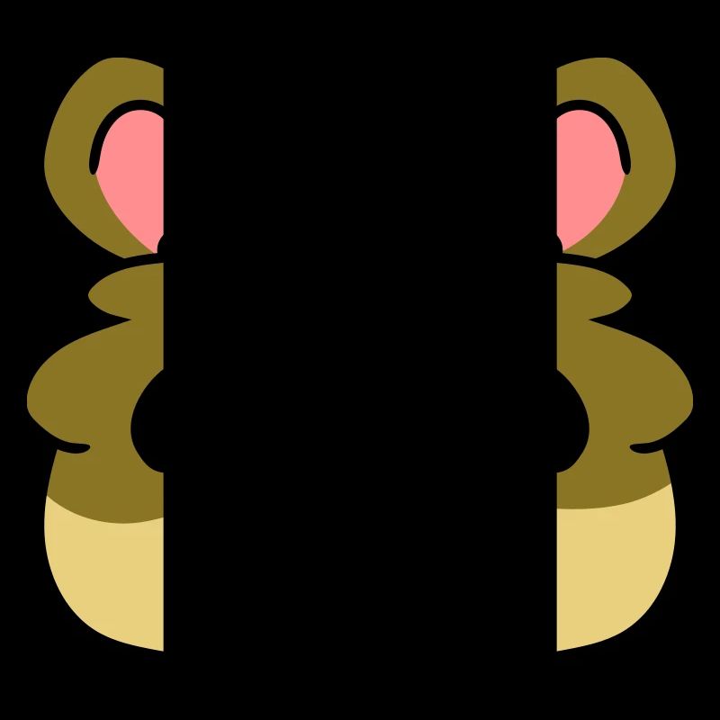 Hamster Gesicht Comic Geschenkidee