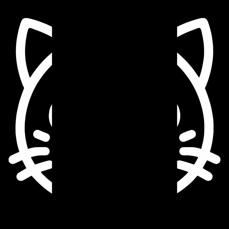 Tête de chat mignon Chat mignon