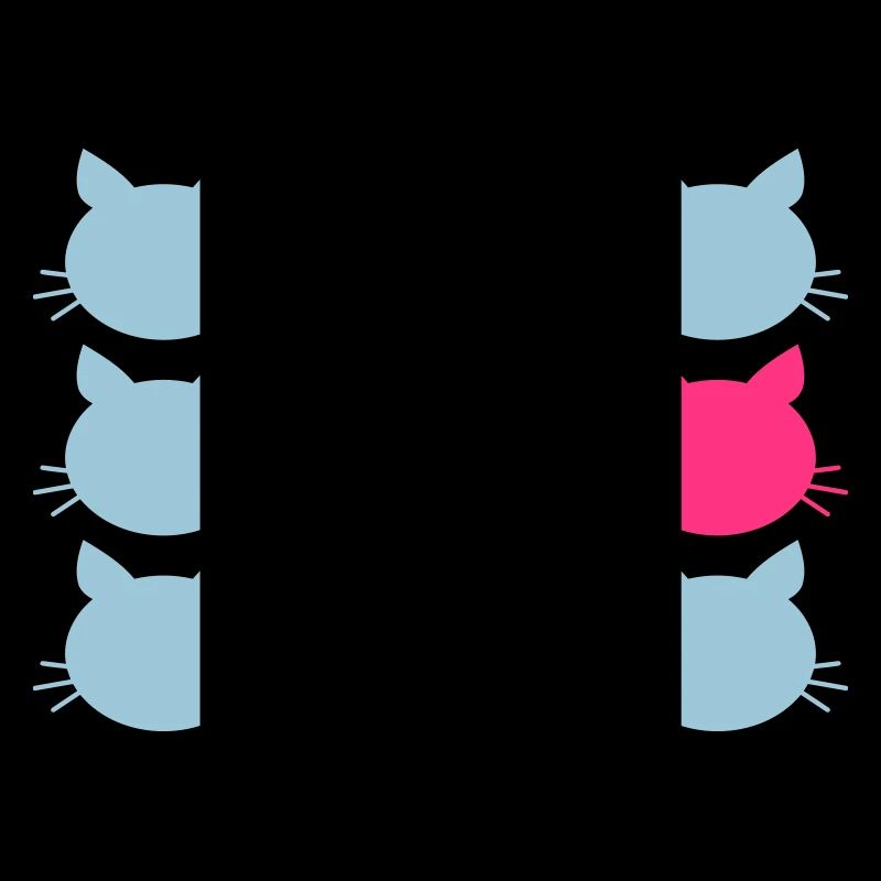 9 Cats Pattern Difference pour être différent
