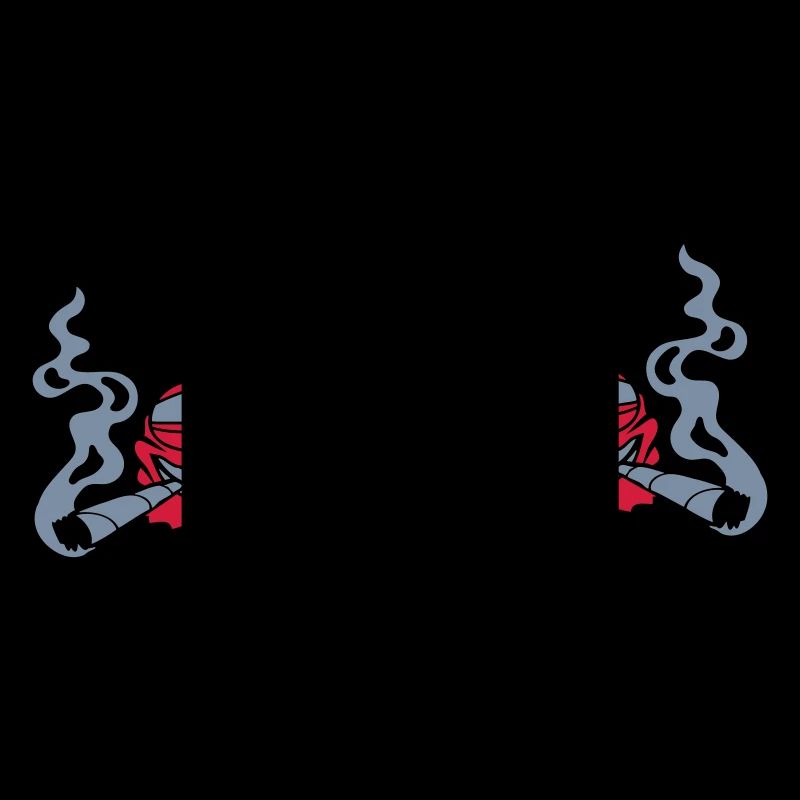 2 Hanf rauchende Monster