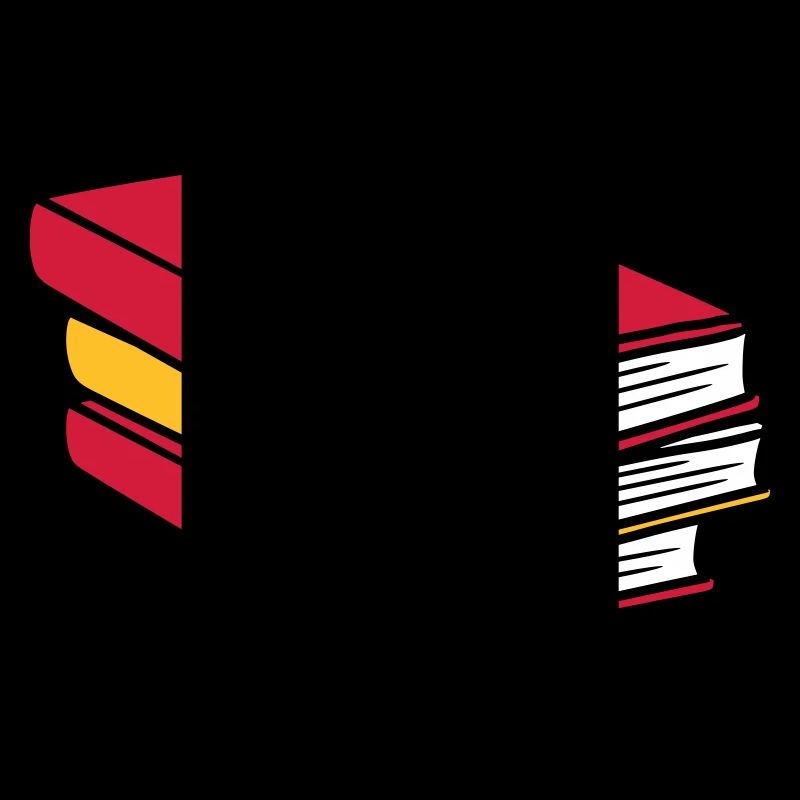 Design stacked books comic