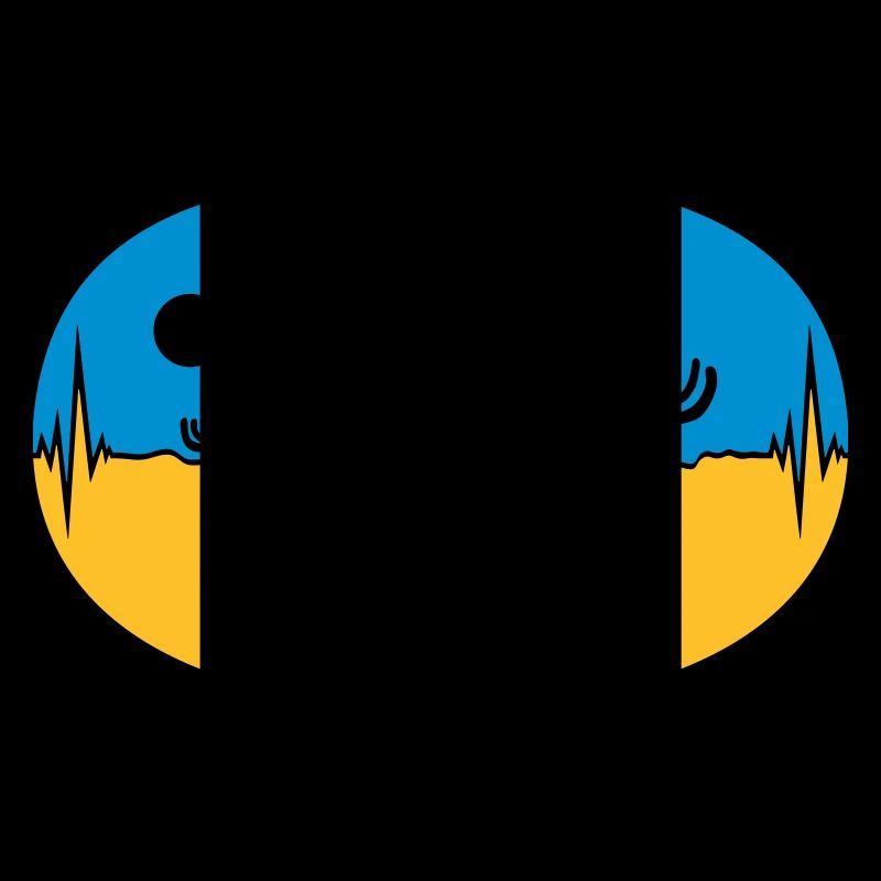 Skyline Frequenz Wüste Landschaft