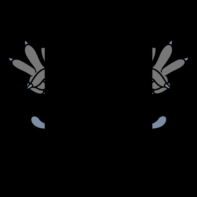 2 Cats Peace Sign