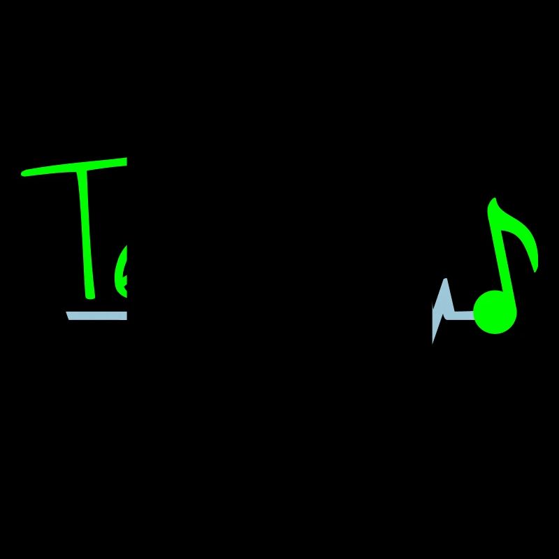 Techno Music Letters Musical Note Pulse Heartbeat