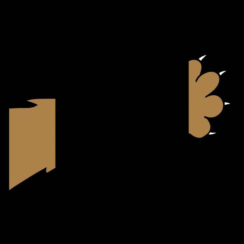 Chats, griffes, pattes, pattes, griffes acérées, grattage