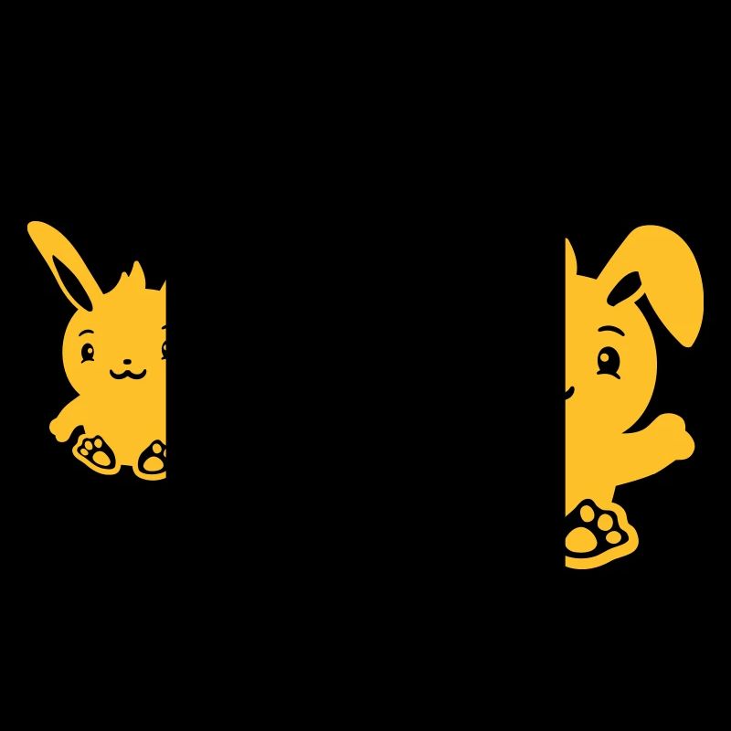 3 lapins trois amis équipe équipage agitant assis mignon