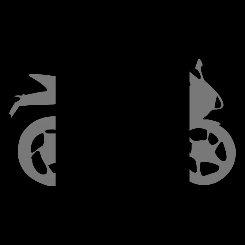 Silhouette de moto