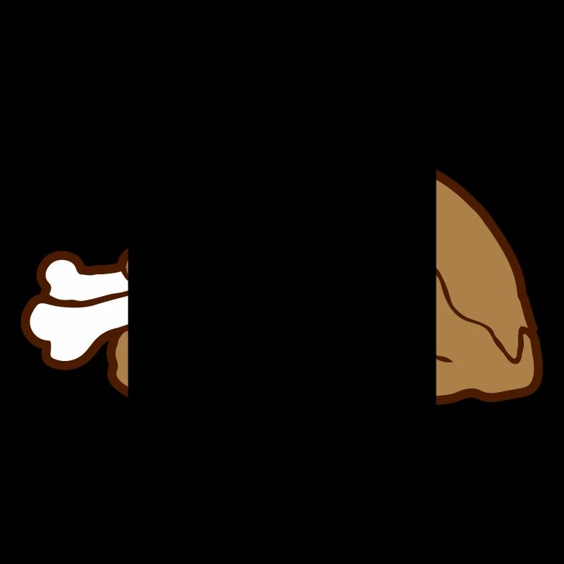 Rôti de dinde de dessin animé