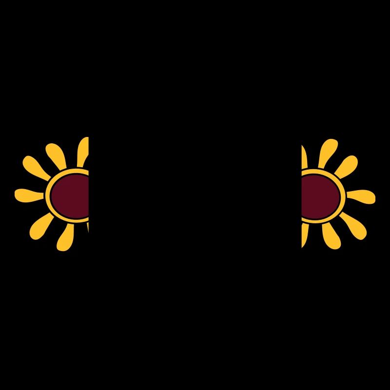Three Small Sunflowers Series Sun Flower Pattern