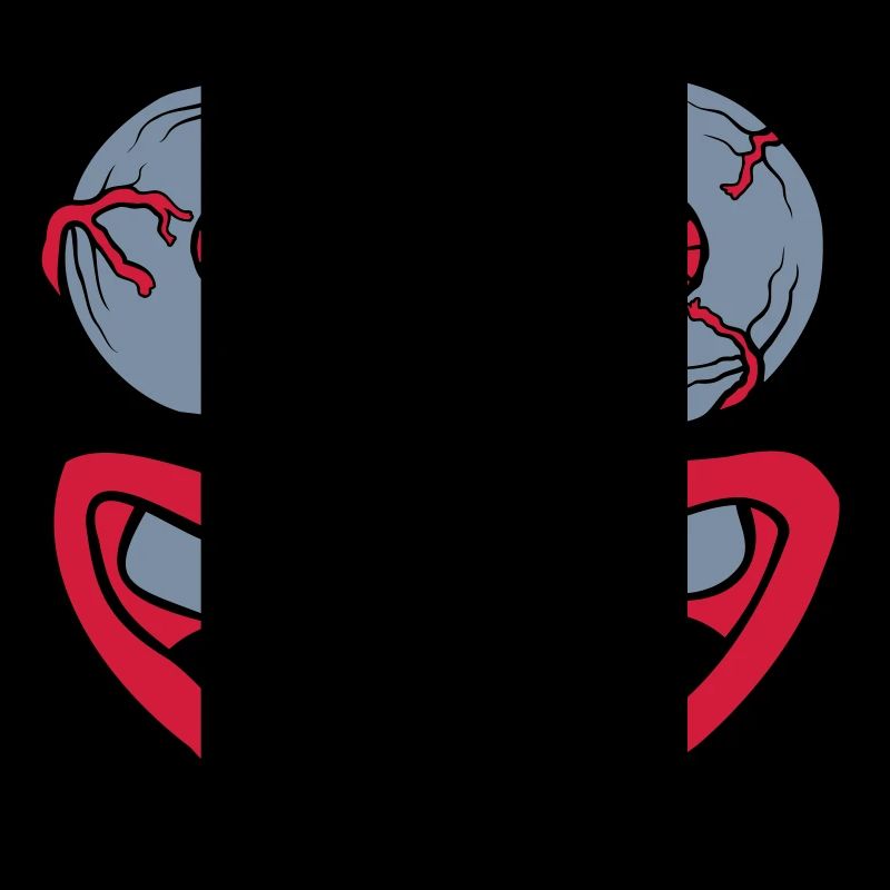 Visage d’horreur de monstre maléfique