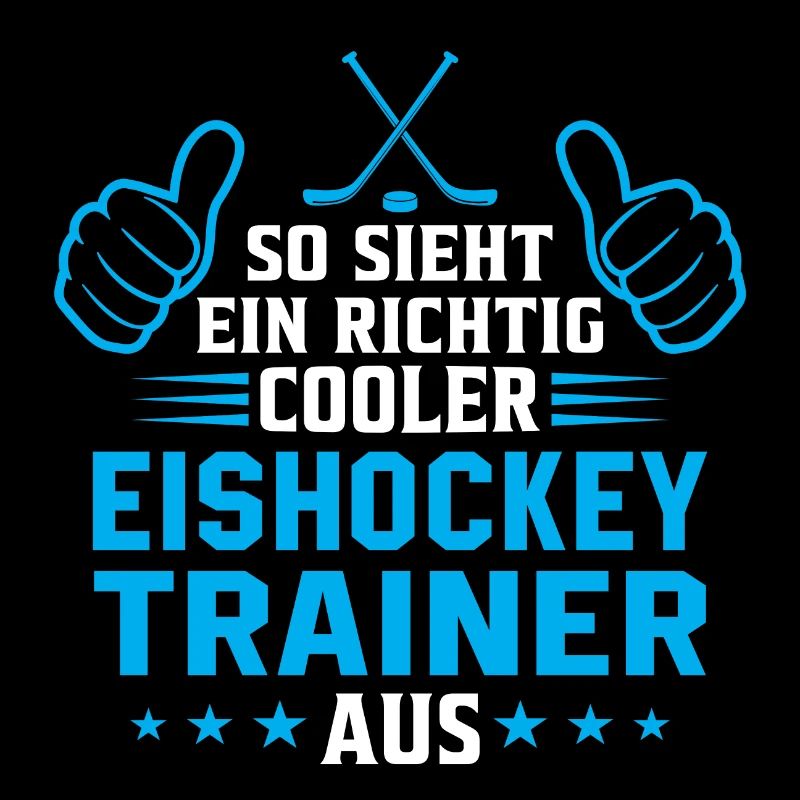 So sieht ein cooler Eishockey Trainer aus