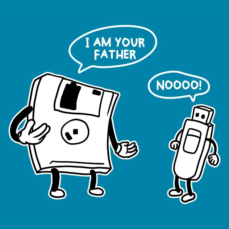 USB Diskette Funny Information Technology Computer