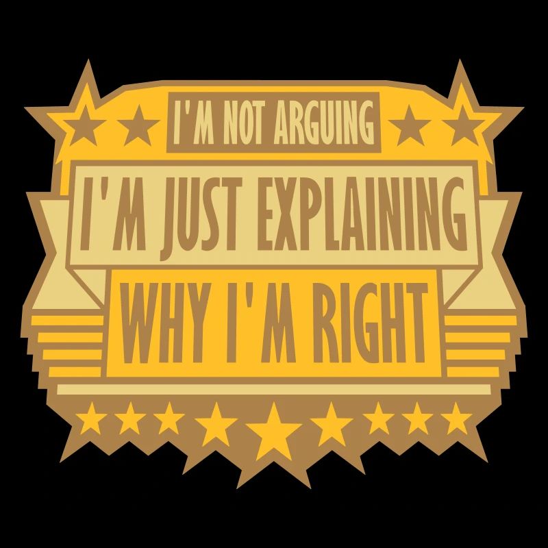 I m not arguing
