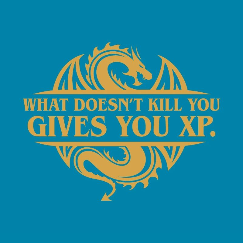 What Doesnt Kill You Give You XP Funny RPG Quotes