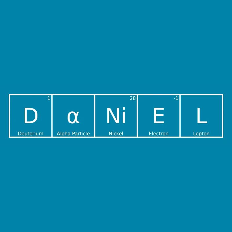 Daniel Name First Name Chemistry Periodic Table Elements