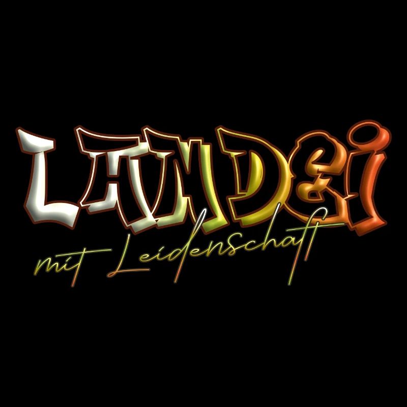 Witziger Spruch Landei mit Leidenschaft