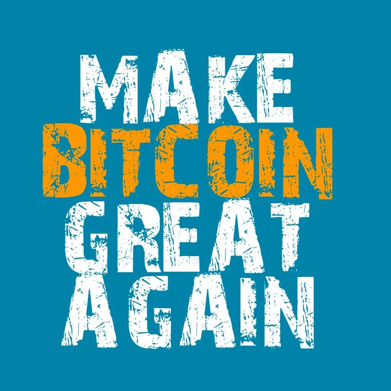 Make Bitcoin Great Again Conception motivante