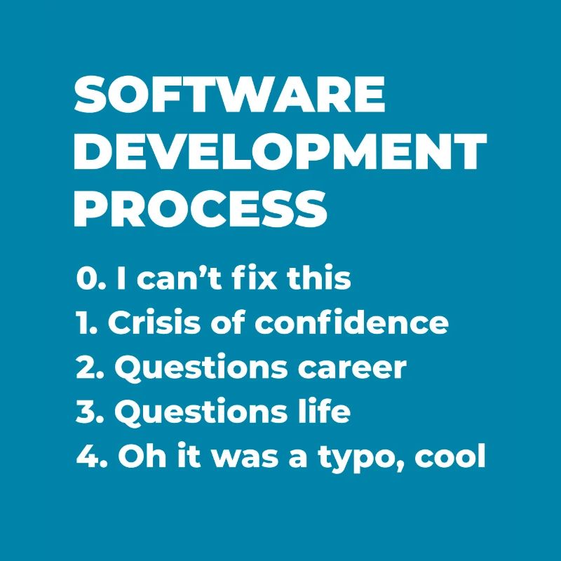 Software Development Process Programmer Coder Nerd