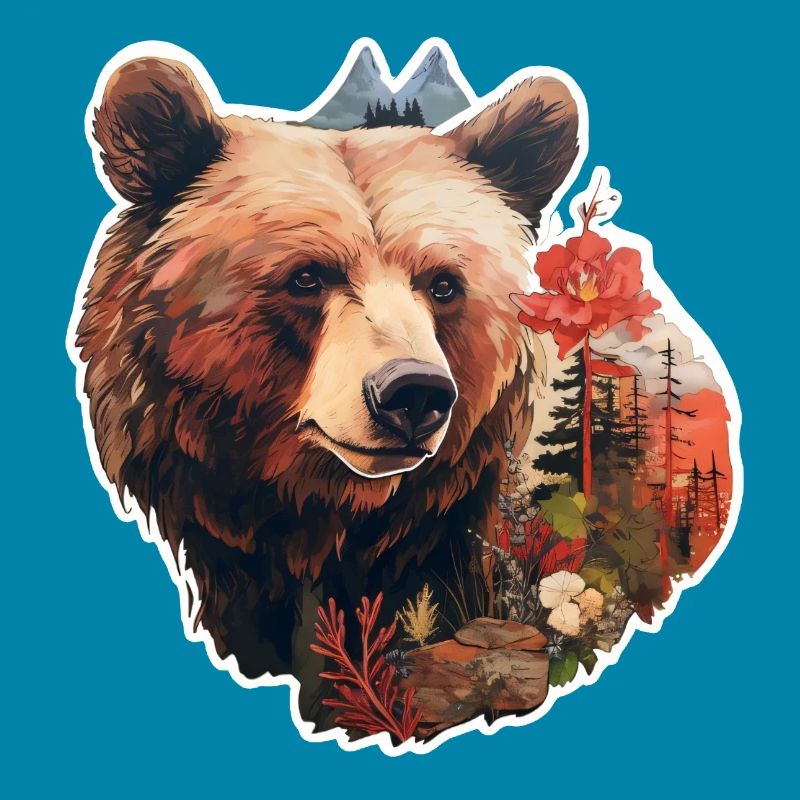 Bär in der Wildnis