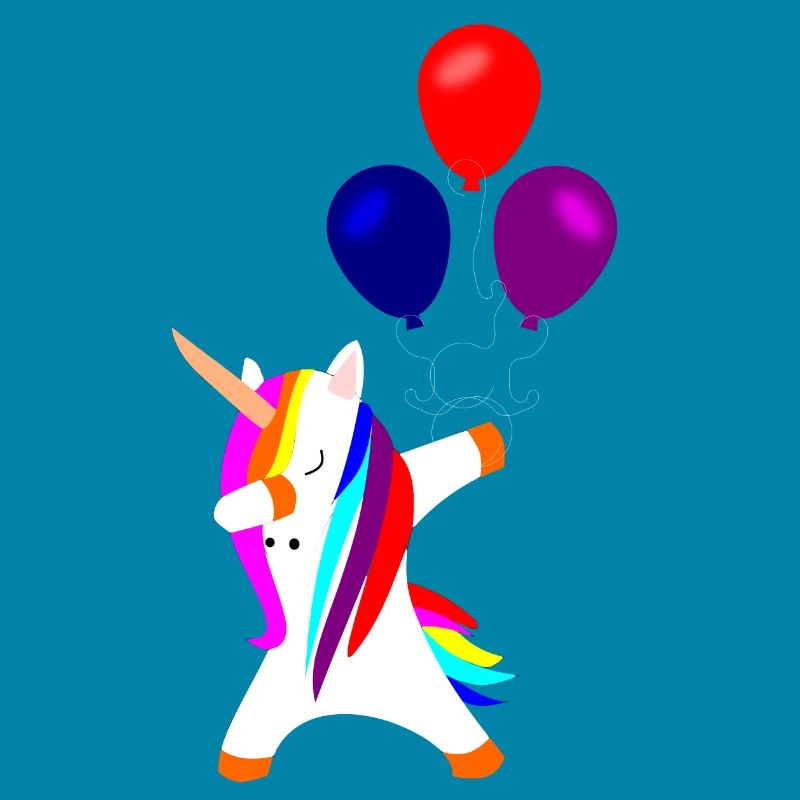 dabbing unicorn, dabbendes Einhorn Einhörner