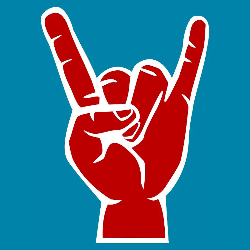 Devil's hand, Devil Rock cool metal symbol