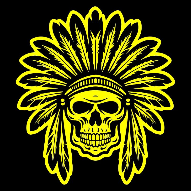 Crâne de chef indien apache