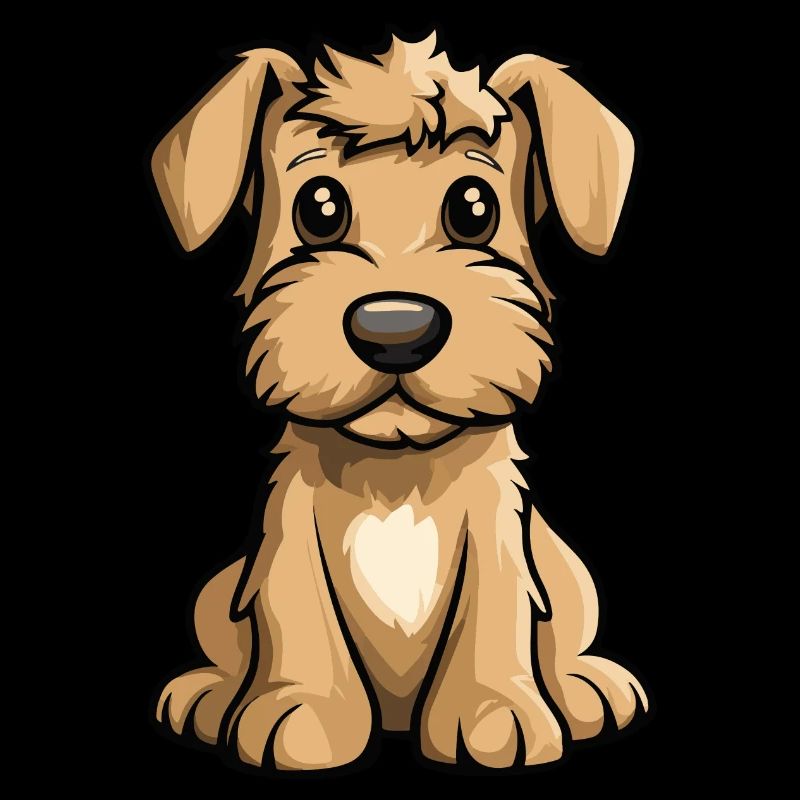 Airedale Terrier Chien Comique Bébé